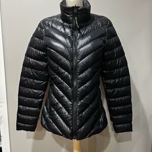 Abercrombie Down Insulated Black Puffer Jacket‎ Lightweight Ultra Women's Small